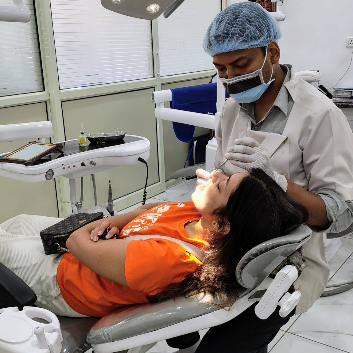 Dental treatment at Garg Dental Clinic, Muzaffarnagar